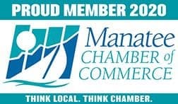 Proud Member 2020 Manatee Chamber of Commerce Think Local, Think Chamber