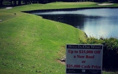 Hole-In-One Wins a New Roof!